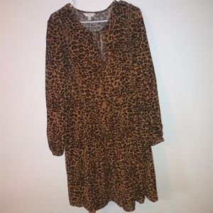 Women's log sleeve dress